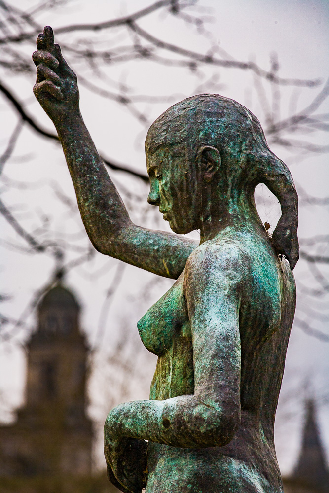 compostela revelada escultura en casa europa parque de vista alegre Santiago